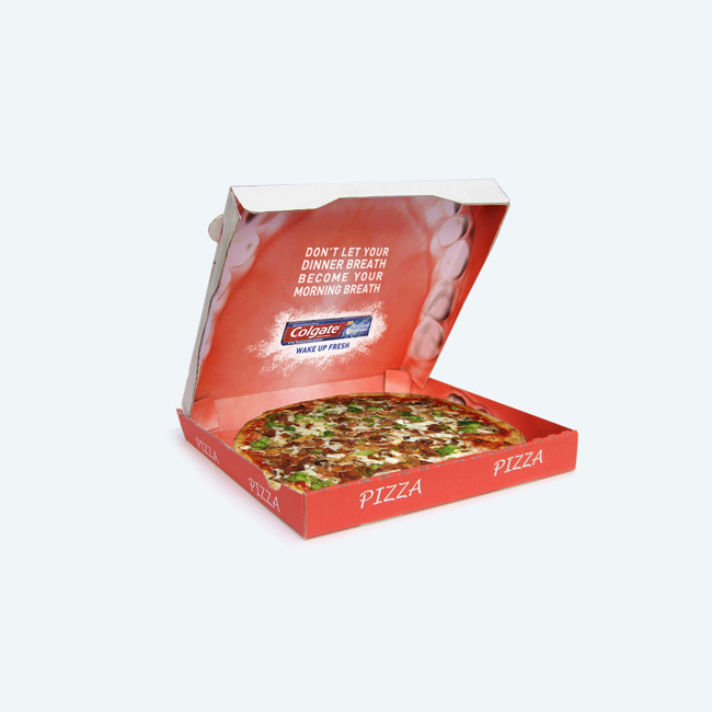Read more about the article Pizza kutija otvorena usta sa zalogajem: reklamiranje firme Colgate i proizvoda zubne paste Max Night