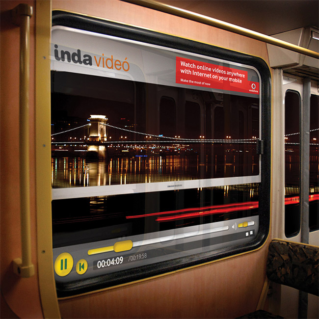 Read more about the article Prozor tramvaja video plejer mobilnog: kako reklamirati internet sajt Indavideo i Vodafone internet