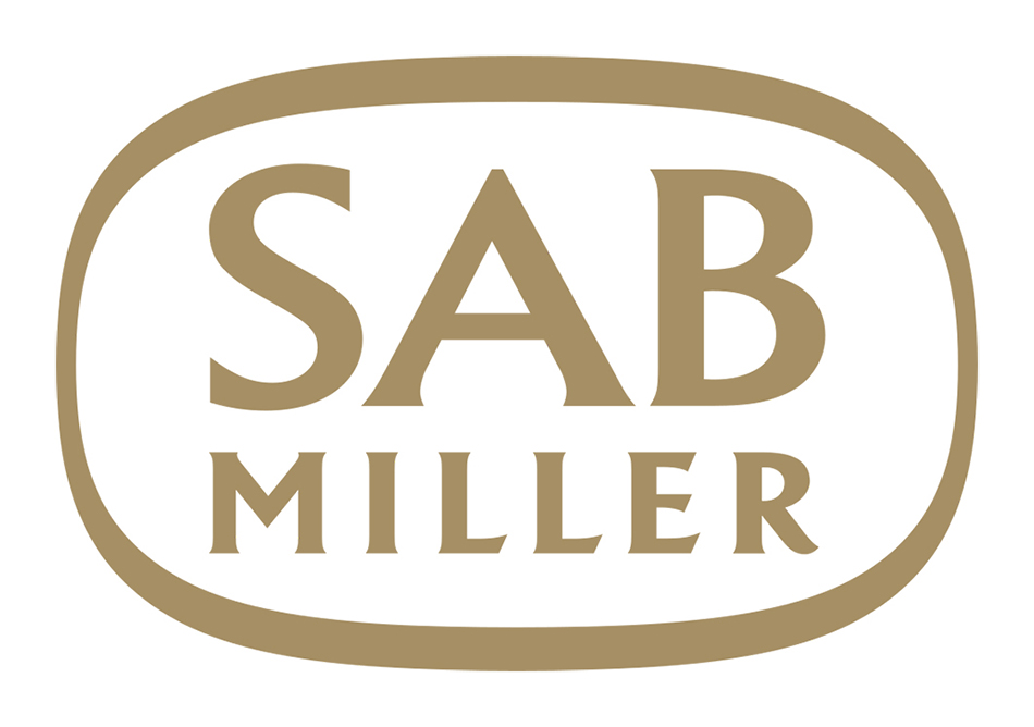 Logo konturisanih reči SABMiller firme